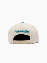 Mitchell & Ness NBA Pro Pinch Charlotte Hornets White Cream Teal