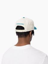 Mitchell & Ness NBA Pro Pinch Charlotte Hornets White Cream Teal