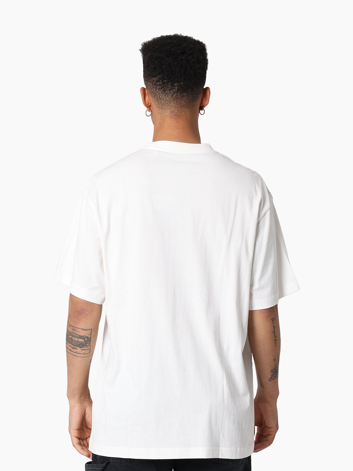 Mitchell & Ness NBA Hardlight Tee Charlotte Hornets Vintage White