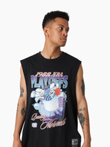Mitchell & Ness NBA Hardlight Muscle Charlotte Hornets Faded Black