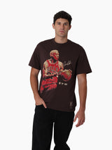 Mitchell & Ness NBA In The Moment Tee Chicago Bulls Rodman Seal Brown