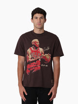 Mitchell & Ness NBA In The Moment Tee Chicago Bulls Rodman Seal Brown