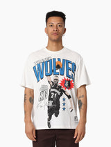 Mitchell & Ness NBA Noise Tee Minnesota Timberwolves Egret