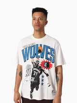 Mitchell & Ness NBA Noise Tee Minnesota Timberwolves Egret