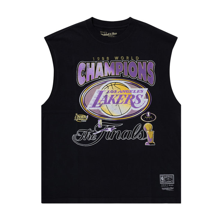 Mitchell & Ness NBA Champions 1988 A Muscle Top Los Angeles Lakers Alternate Black