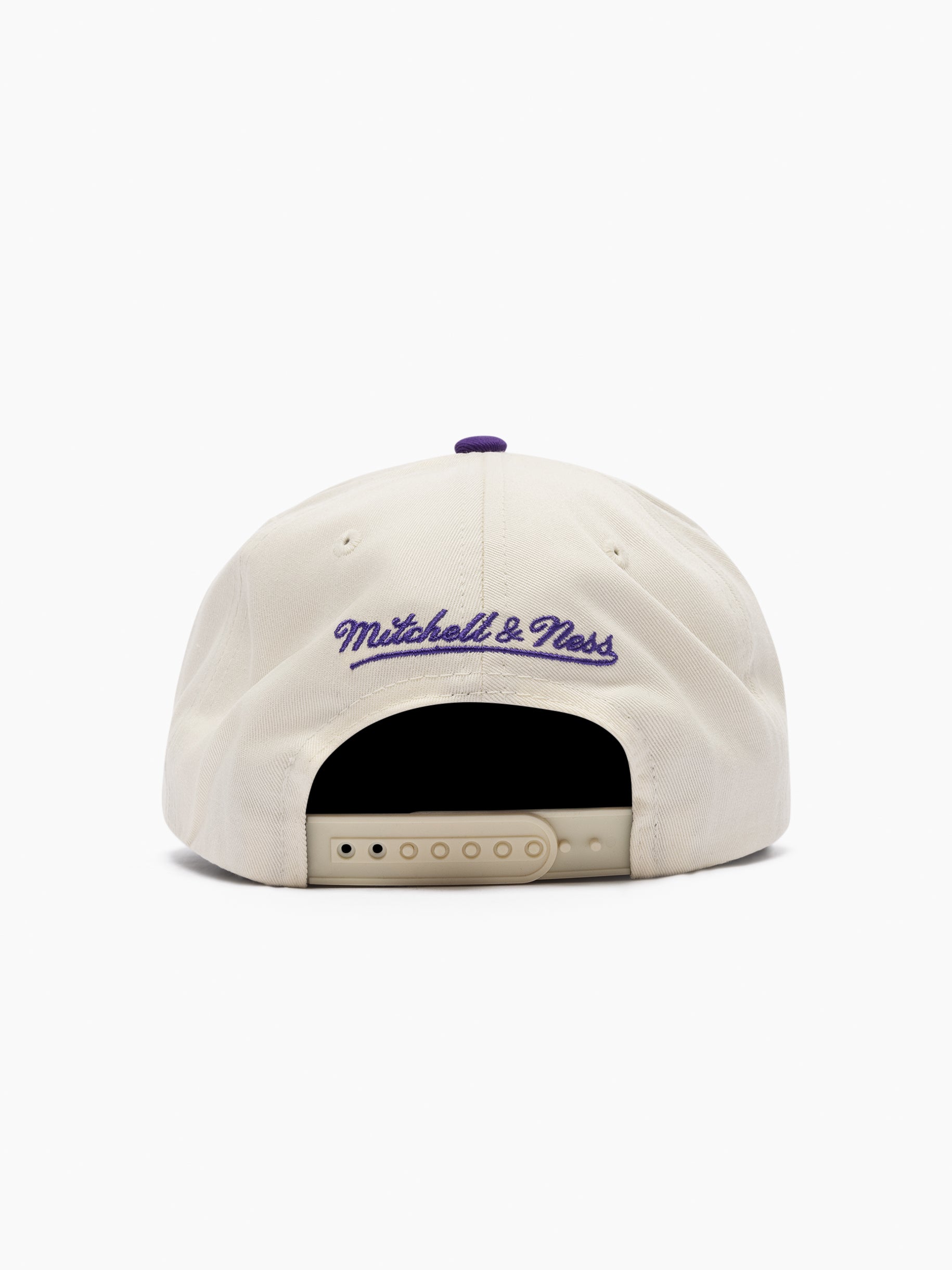 Mitchell & Ness NBA Pro Pinch Los Angeles Lakers White Cream Purple