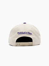 Mitchell & Ness NBA Pro Pinch Los Angeles Lakers White Cream Purple
