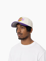 Mitchell & Ness NBA Pro Pinch Los Angeles Lakers White Cream Purple
