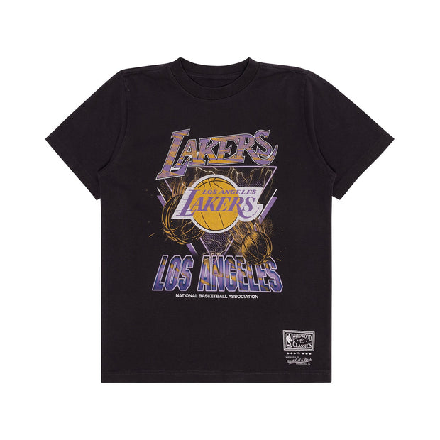 Mitchell & Ness Youth NBA Trigon Tee Los Angeles Lakers Black