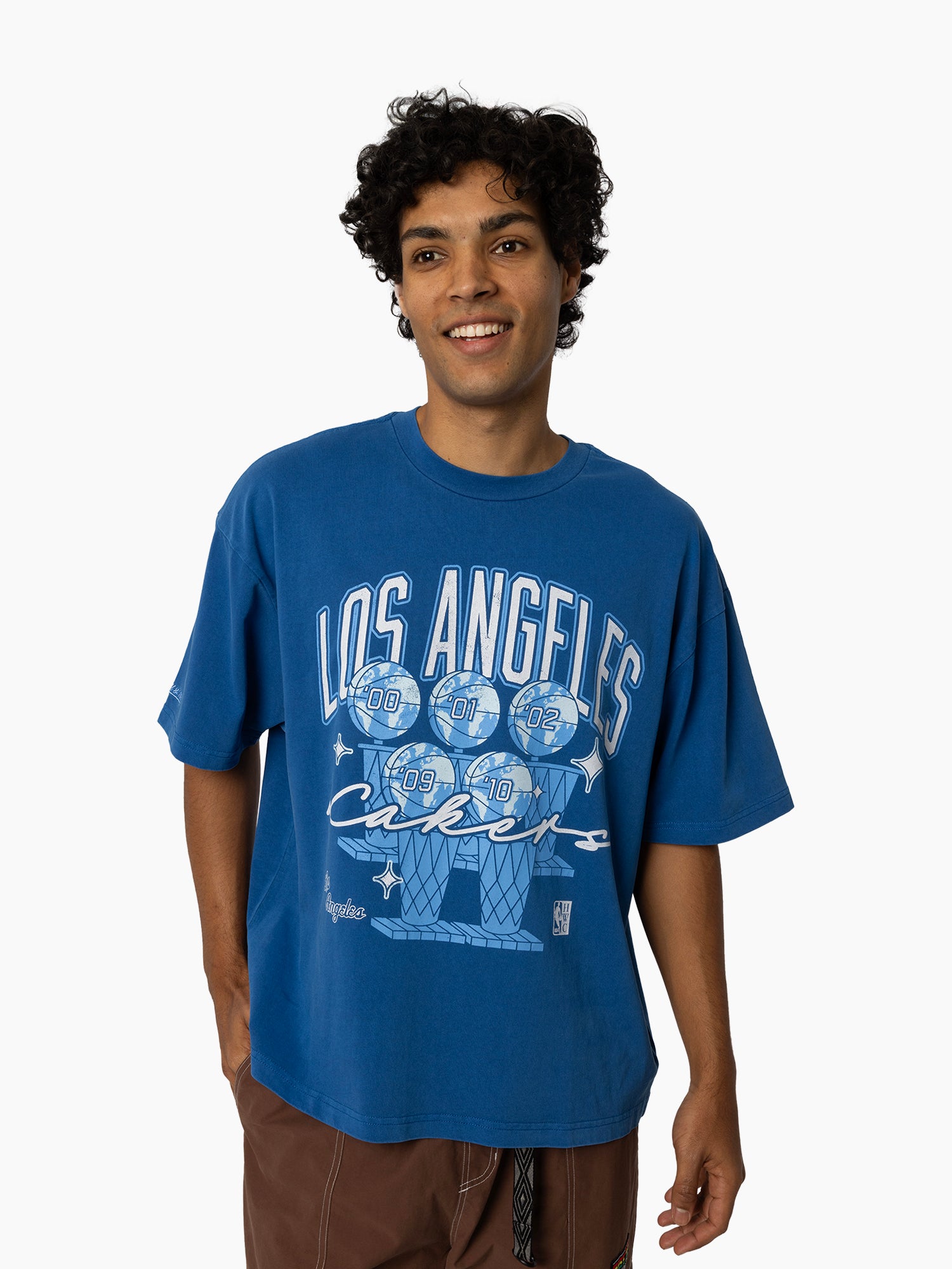 Mitchell & Ness NBA Showtime Was Back Tee Los Angeles Lakers Blue