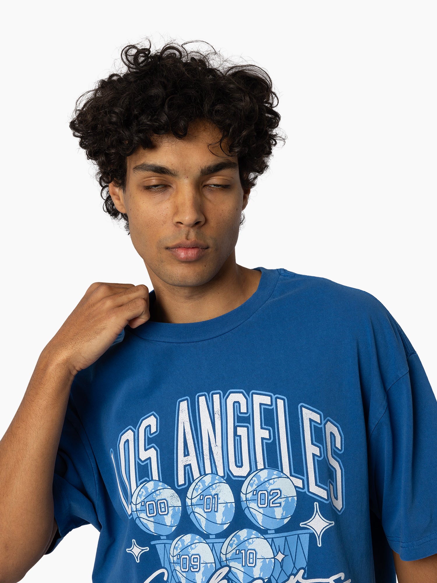 Mitchell & Ness NBA Showtime Was Back Tee Los Angeles Lakers Blue