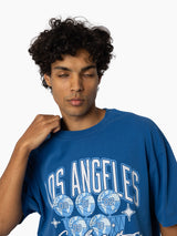 Mitchell & Ness NBA Showtime Was Back Tee Los Angeles Lakers Blue