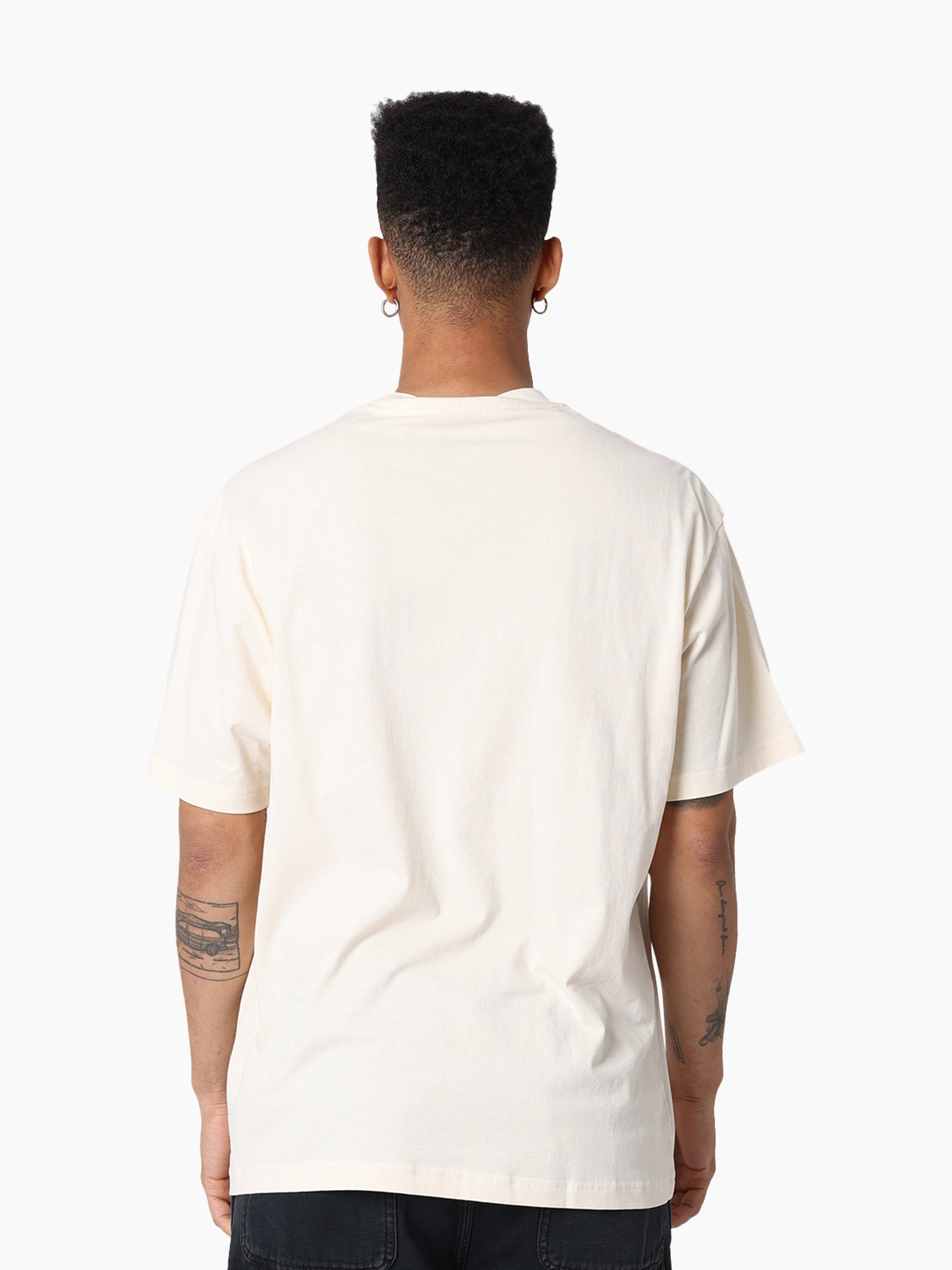 Mitchell & Ness NBA Hardlight Tee Los Angeles Lakers Ecru