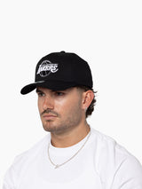 Mitchell & Ness NBA Flexfit 110 Black White Los Angeles Lakers