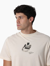 Mitchell & Ness NBA Stats Tee Los Angeles Lakers O’Neal Chalk