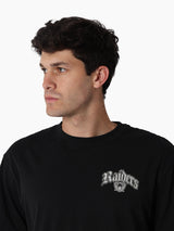 Mitchell & Ness NFL Gothic Script Tee Las Vegas Raiders Faded Black