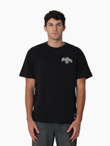 Mitchell & Ness NFL Gothic Script Tee Las Vegas Raiders Faded Black