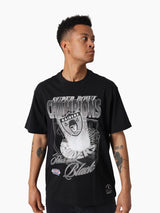 Mitchell & Ness NFL Hardlight Tee Las Vegas Raiders Faded Black