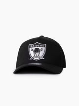 Mitchell & Ness NFL Flexfit 110 Black White Logo Las Vegas Raiders