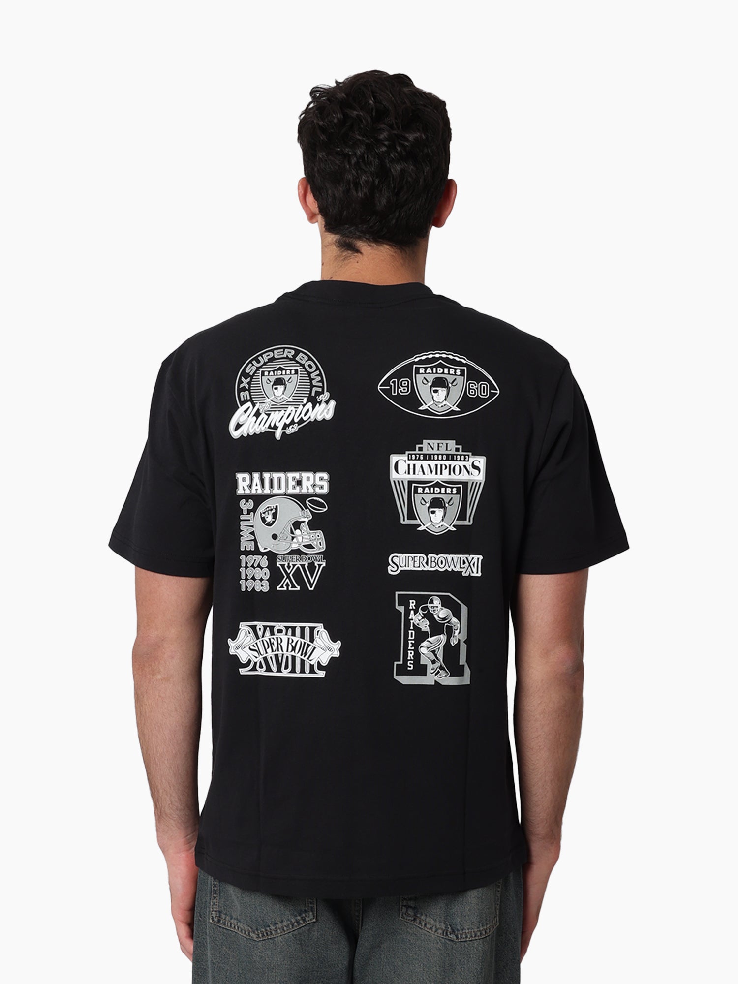 Mitchell & Ness NFL Golden Tee Las Vegas Raiders Faded Black