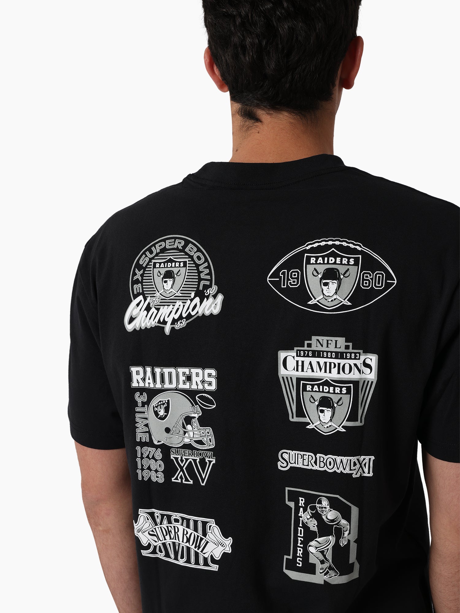 Mitchell & Ness NFL Golden Tee Las Vegas Raiders Faded Black