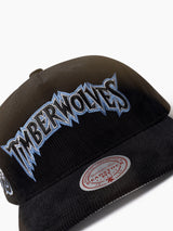 Mitchell & Ness NBA Cord Draft Origin Minnesota Timberwolves Black