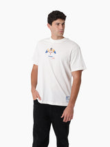 Mitchell & Ness NBA Stats Tee New York Knicks Anthony Vintage White
