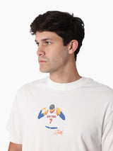Mitchell & Ness NBA Stats Tee New York Knicks Anthony Vintage White