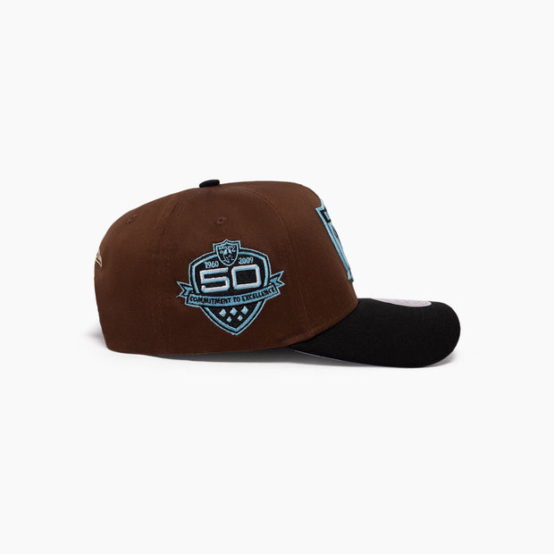 Mitchell & Ness NFL Refined Classic Las Vegas Raiders Brown Black