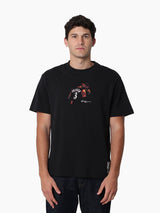 Mitchell & Ness NBA Stats Tee Philadelphia 76ers Iverson Faded Black