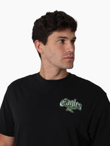 Mitchell & Ness NFL Gothic Script Tee Philadelphia Eagles Faded Black