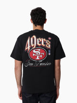 Mitchell & Ness NFL Gothic Script Tee San Francisco 49ers Faded Black