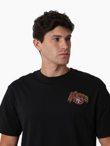 Mitchell & Ness NFL Gothic Script Tee San Francisco 49ers Faded Black