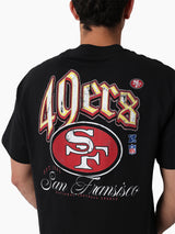 Mitchell & Ness NFL Gothic Script Tee San Francisco 49ers Faded Black