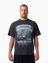 Mitchell & Ness NFL Super Bowl History Tee Seattle Seahawks Washed Black (Pre - Order Details below)