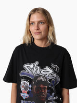 Mitchell & Ness NBA Star Burster Tee Orlando Magic O'Neal Faded Black