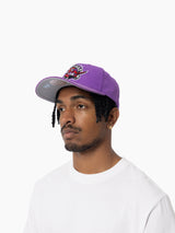 Mitchell & Ness NBA Pro Crown Suede Visor Toronto Raptors Purple