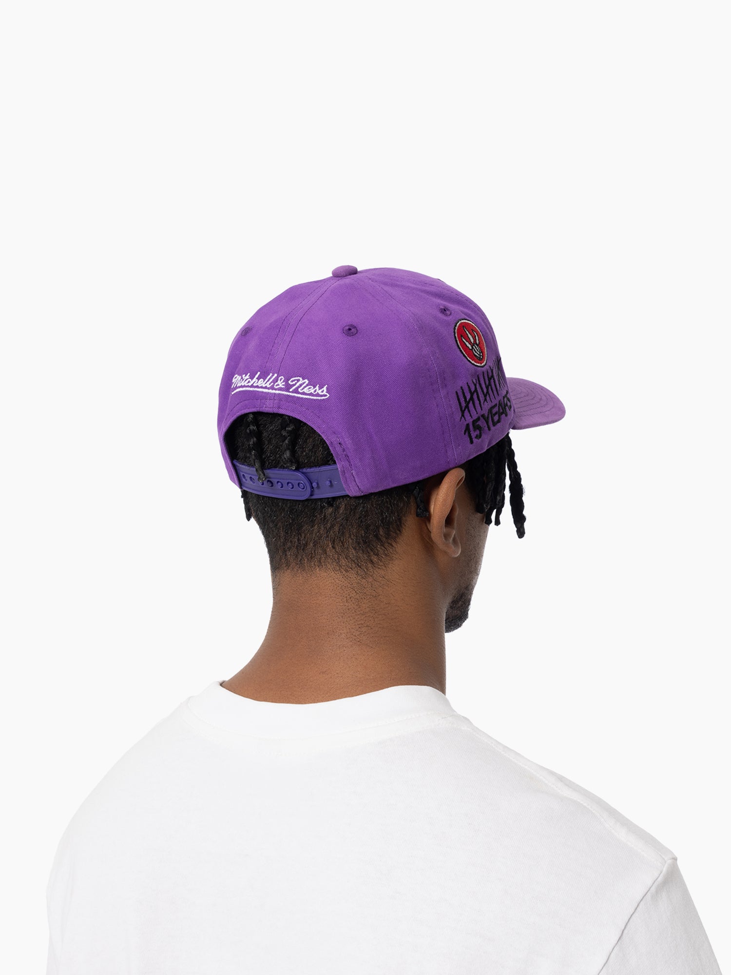 Mitchell & Ness NBA Pro Crown Suede Visor Toronto Raptors Purple