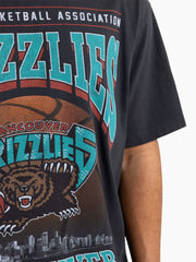 Mitchell & Ness NBA Skyline Tee Memphis Grizzlies Faded Black
