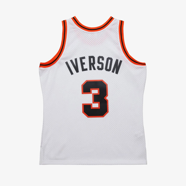 Mitchell & Ness NBA Swingman Jersey Denver Nuggets Allen Iverson 3 Home 06-07 White