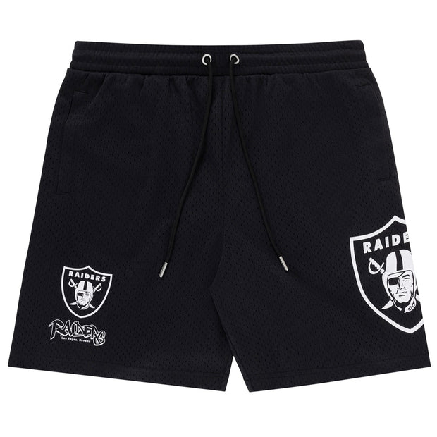 Majestic NFL Brush Pop Mesh Short Las Vegas Raiders Black