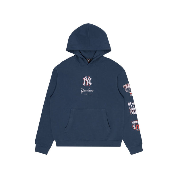 Majestic MLB Logo Patch Hoody New York Yankees True Navy