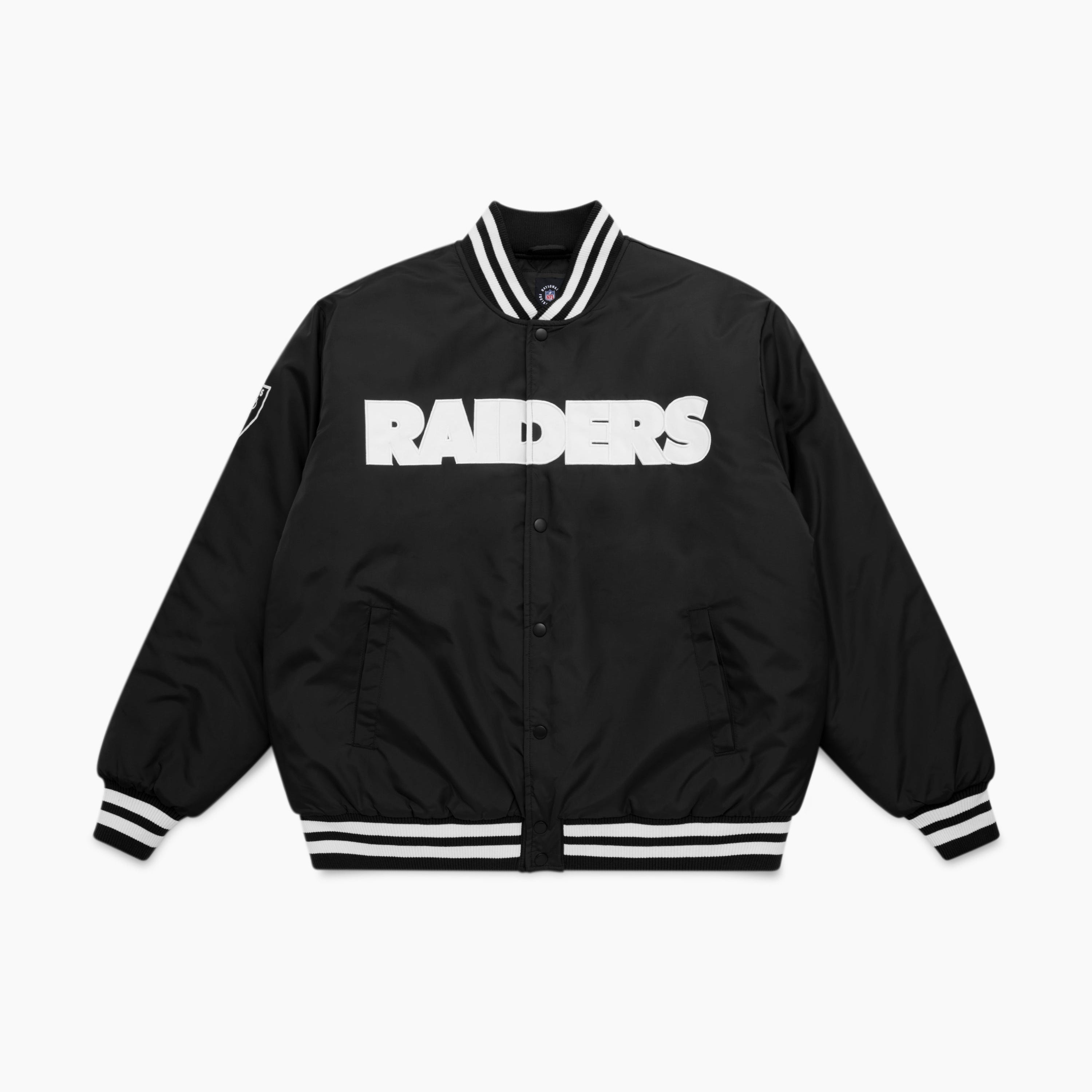 Majestic NFL Varsity Jacket Las Vegas Raiders Black