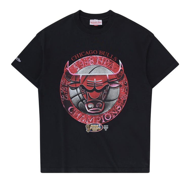Mitchell & Ness NBA 1998 Game 6 Tee Chicago Bulls Faded Black