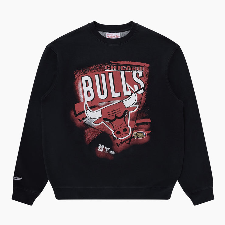 Mitchell & Ness NBA Abstract Logo Crew Chicago Bulls Standard Black