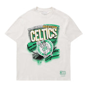 Mitchell & Ness NBA Abstract Tee Boston Celtics Vintage White