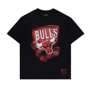 Mitchell & Ness NBA Abstract Tee Chicago Bulls Faded Black