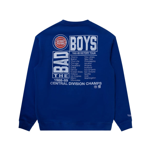 Mitchell & Ness NBA Bad Boy Crew Detroit Pistons Blue