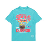 Mitchell & Ness NBA Nothing But Net Tee San Antonio Spurs Faded Teal