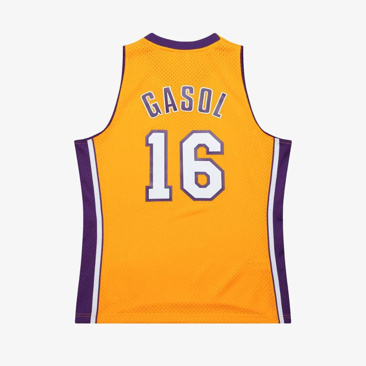 Mitchell & Ness NBA Swingman Jersey Los Angeles Lakers Pau Gasol 16 09-10 Yellow